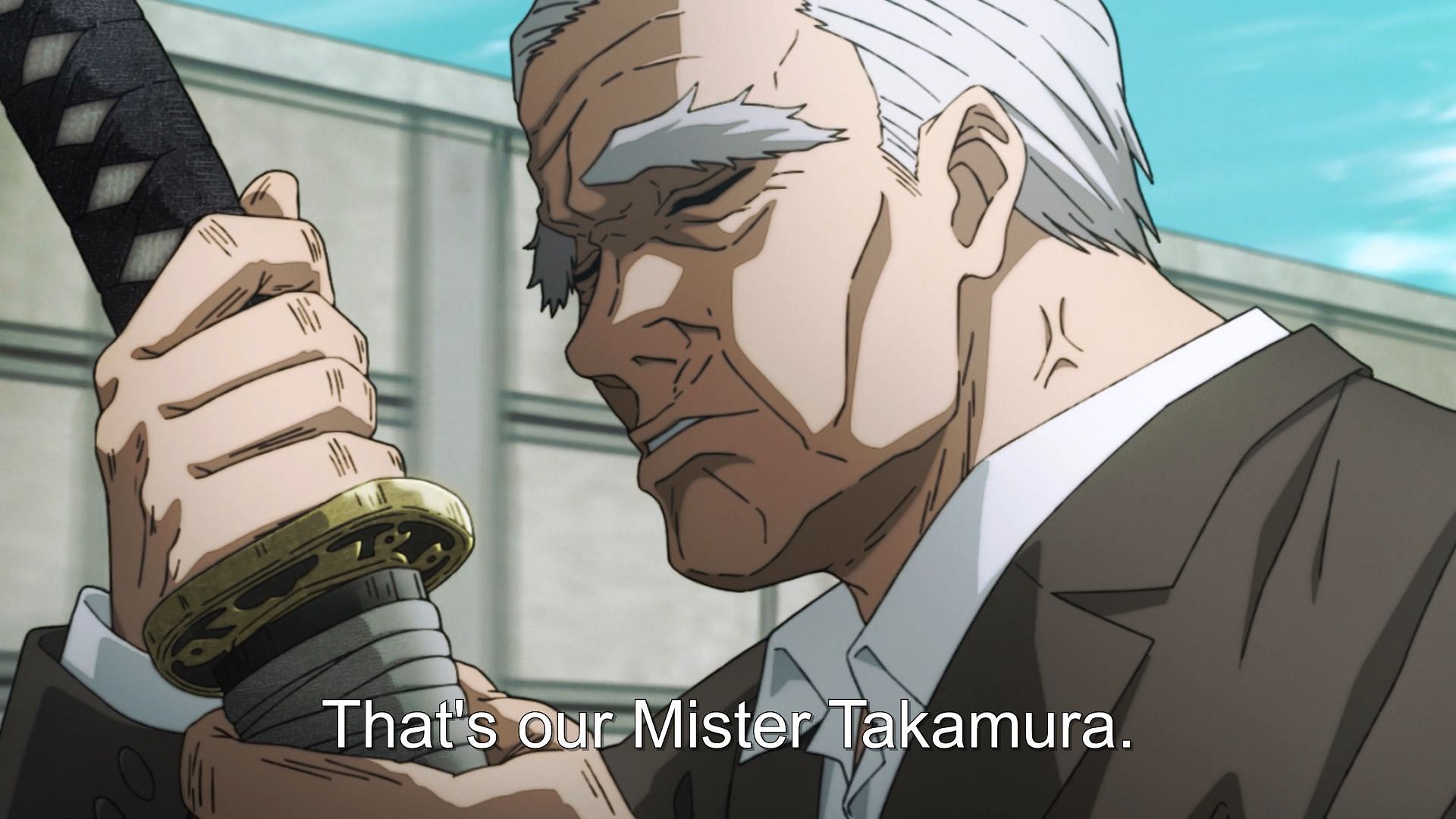 Mr Takamura in this episode (Image via TMS Entertainment)